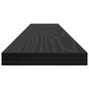 vidaXL Tablero de Estanter&iacute;a 4 pcs Negro 60 x 10 x 1,5 cm