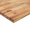 vidaXL Banco de trabajo rectangular madera maciza 80x60x(73-99,5) cm