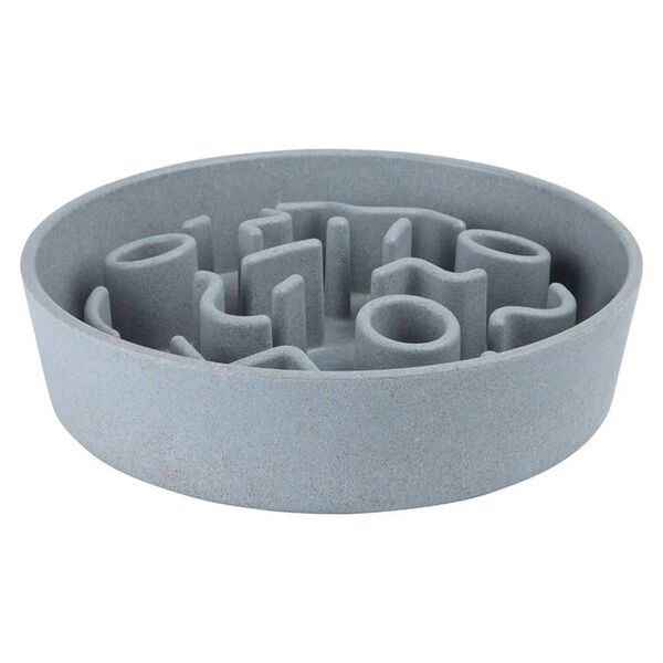 DISTRICT70 Comedero lento para perros bamb&uacute; azul cielo 21 cm