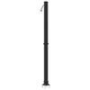 vidaXL Ducha Solar Exterior Negro 217 cm PVC y aluminio