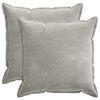 vidaXL Funda de almohada 2 uds. HOUTEN Gris Claro 60 x 60 cm
