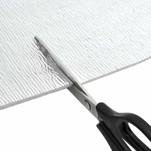 vidaXL Reflector de calor para radiador Plateado 1 x 10 m Aluminio