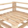 vidaXL Juego de muebles de pal&eacute;s para jard&iacute;n 7 piezas de madera