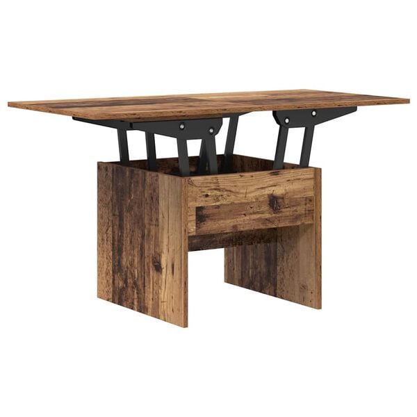 vidaXL Mesa de Café Madera Vieja 55 x 54,5 x 45 cm