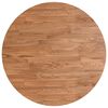 vidaXL Tablero de mesa redonda madera roble marr&oacute;n claro &Oslash;50x1,5 cm