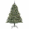 vidaXL &Aacute;rbol de Navidad artificial Verde 240 cm PVC, Pl&aacute;stico y Acero