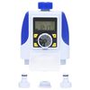 vidaXL Temporizador de riego electrónico doble salida y sensor humedad