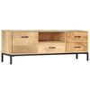 vidaXL Mueble de TV de madera maciza de mango 130x30x45 cm