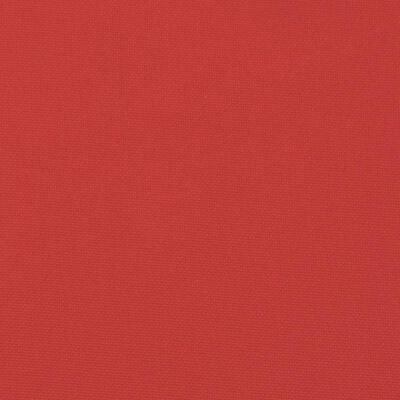 vidaXL Cojín de banco de jardín tela Oxford rojo 150x50x7 cm