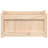 vidaXL Jardinera de madera maciza de pino 60x31x31 cm
