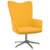 vidaXL Sill&oacute;n de relax de terciopelo amarillo mostaza