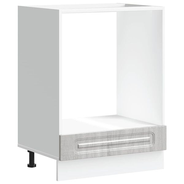 vidaXL Mueble de horno Kalmar gris sonoma madera reconstituida