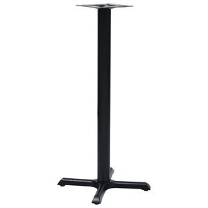 vidaXL Pata de mesa de bistr&oacute; hierro fundido negro 56x56x107 cm