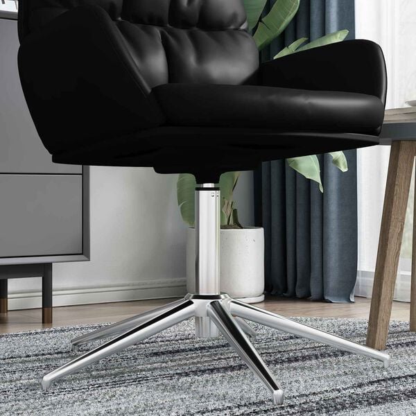 vidaXL Cilindro de Gas para Silla de Oficina Cromado 15,5 cm Hierro