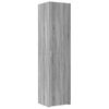 vidaXL Armario estrecho madera ingenier&iacute;a gris Sonoma 45x42,5x225 cm