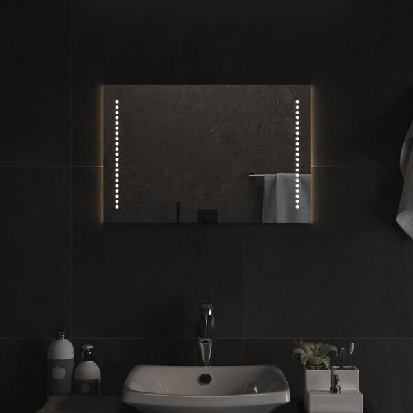 vidaXL Espejo de ba&ntilde;o con LED 60x40 cm