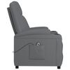 vidaXL Sill&oacute;n elevable cuero sint&eacute;tico gris