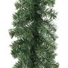 vidaXL Guirnalda de Navidad con 600 LED 2 pcs Verde PVC