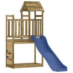 vidaXL Parque infantil de exterior madera de pino impregnada