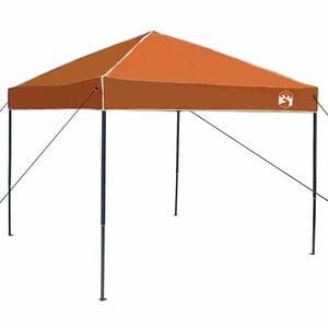 vidaXL Carpa Dosel Manual Naranja 243 x 243 x 251 cm tela