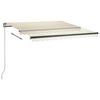 vidaXL Toldo de pie autom&aacute;tico crema 350x250 cm