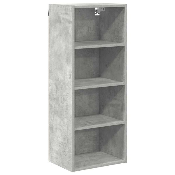 vidaXL Mueble colgante Gris Concreto 40 x 29,5 x 100 cm