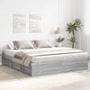 vidaXL Estructura de cama gris Sonoma 180x200 cm