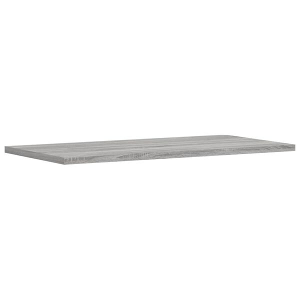 vidaXL Estantes pared 4 uds madera ingenier&iacute;a gris Sonoma 60x30x1,5 cm