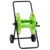 vidaXL Carreto de rollo para manguera acero verde 60 m 1/2"