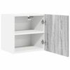 vidaXL Mueble colgante con puerta 2 pcs Gris Sonoma y 40 x 31 x 40 cm