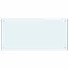 vidaXL Salpicadero de cocina 2 pcs 100 x 50 cm vidrio templado