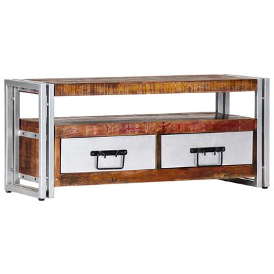 vidaXL Mueble para TV de madera maciza reciclada 90x30x40 cm