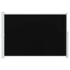 vidaXL Toldo lateral retr&aacute;ctil para patio negro 200x300 cm