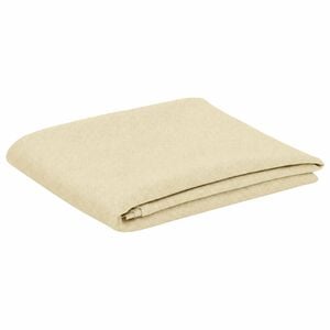 vidaXL Tela para Mesa Cuadrado Blanco Crema 90 x 90 cm