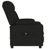 vidaXL Sill&oacute;n reclinable el&eacute;ctrico de tela negro