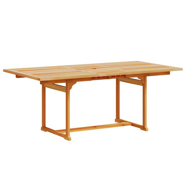 vidaXL Juego comedor de jardín 5 pzas madera maciza acacia y textileno