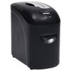 vidaXL Trituradora de papel 10 hojas microcorte negra