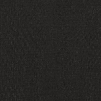 vidaXL Banco de tela negro 100x35x41 cm
