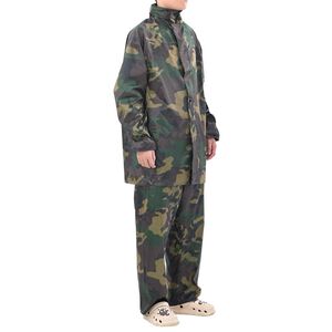 vidaXL Chubasquero impermeable pantal&oacute;n sudadera hombre camuflaje L