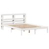 vidaXL Estructura de cama sin colch&oacute;n madera de pino blanca 150x200 cm