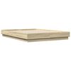 vidaXL Estructura de cama madera de ingenier&iacute;a roble Sonoma 120x200 cm