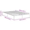 vidaXL Estructura de Cama Ottoman Roble Sonoma 203 x 120 x 25 cm