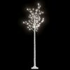 vidaXL &Aacute;rbol de Navidad LED blanco fr&iacute;o sauce interior exterior 1,8 m