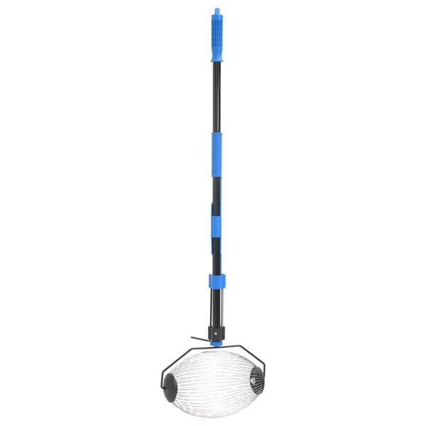 vidaXL Recolector de nueces acero azul 127 cm