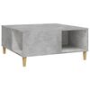 vidaXL Mesa de centro madera contrachapada gris hormig&oacute;n 80x80x36,5 cm