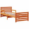 vidaXL Estructura de cama Marr&oacute;n 80 x 200 cm Madera de pino macizo