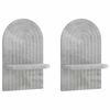 vidaXL Estante de pared 2 uds. Gris Hormig&oacute;n 23 x 13.5 x 37.5 cm