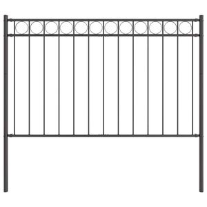 vidaXL Elemento de cerca 170 x 150 cm Acero
