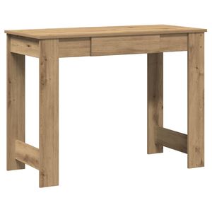 vidaXL Escritorio de madera de ingenier&iacute;a roble artisan 100x45x75 cm