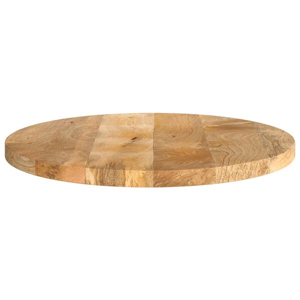 vidaXL Tablero de mesa redondo madera maciza de mango &Oslash; 60x2,5 cm